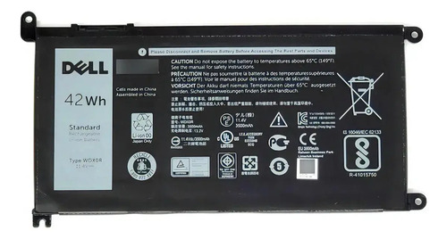 D_775568-MLA99923000465_112025-O Bateria Wdx0r P/ Dell 7579 5567 5578 5570 Mod.13 5379 3189 - Imagen 1