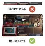Bateria Dell H5h20 Xps 15 9560 Precision 5520 - Imagen 3