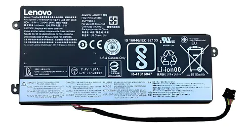 D_970702-MLA97807850916_112025-O Batería Para Lenovo Thinkpad X260 T450 T440s 45n1111/12 - Imagen 1